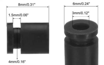 Dampers M3x8mm